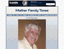 Tablet Screenshot of matherclan.com